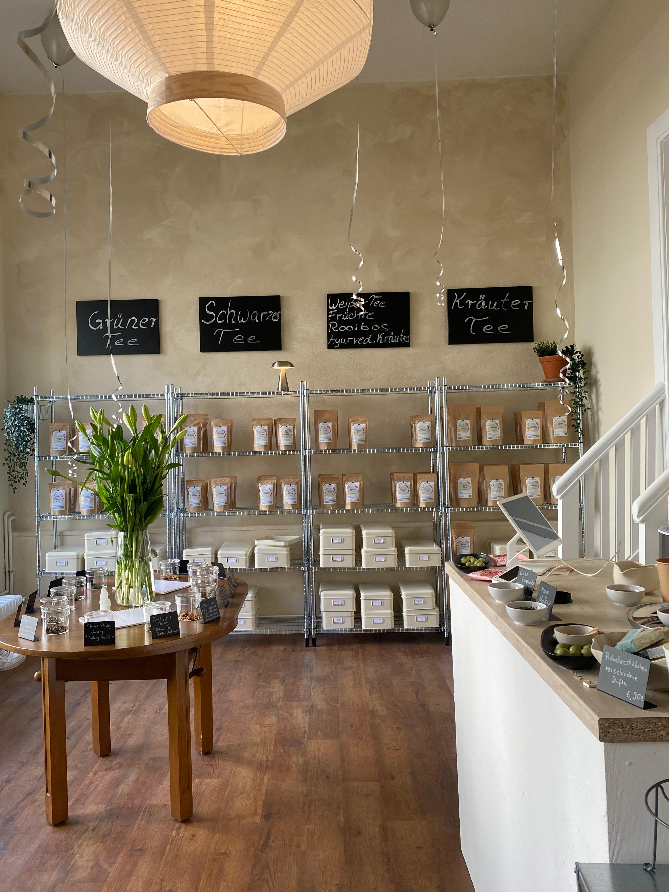Ladeninneres von tea-treat in Hannover
